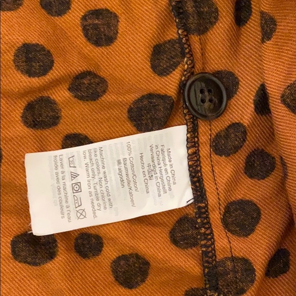 Madewell Flannel Leopard Spot Pajama Set - Picture 6 of 7